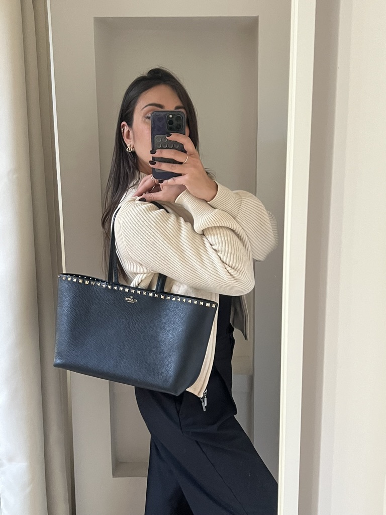 BORSA SHOPPING ROCKSTUD VALENTINO