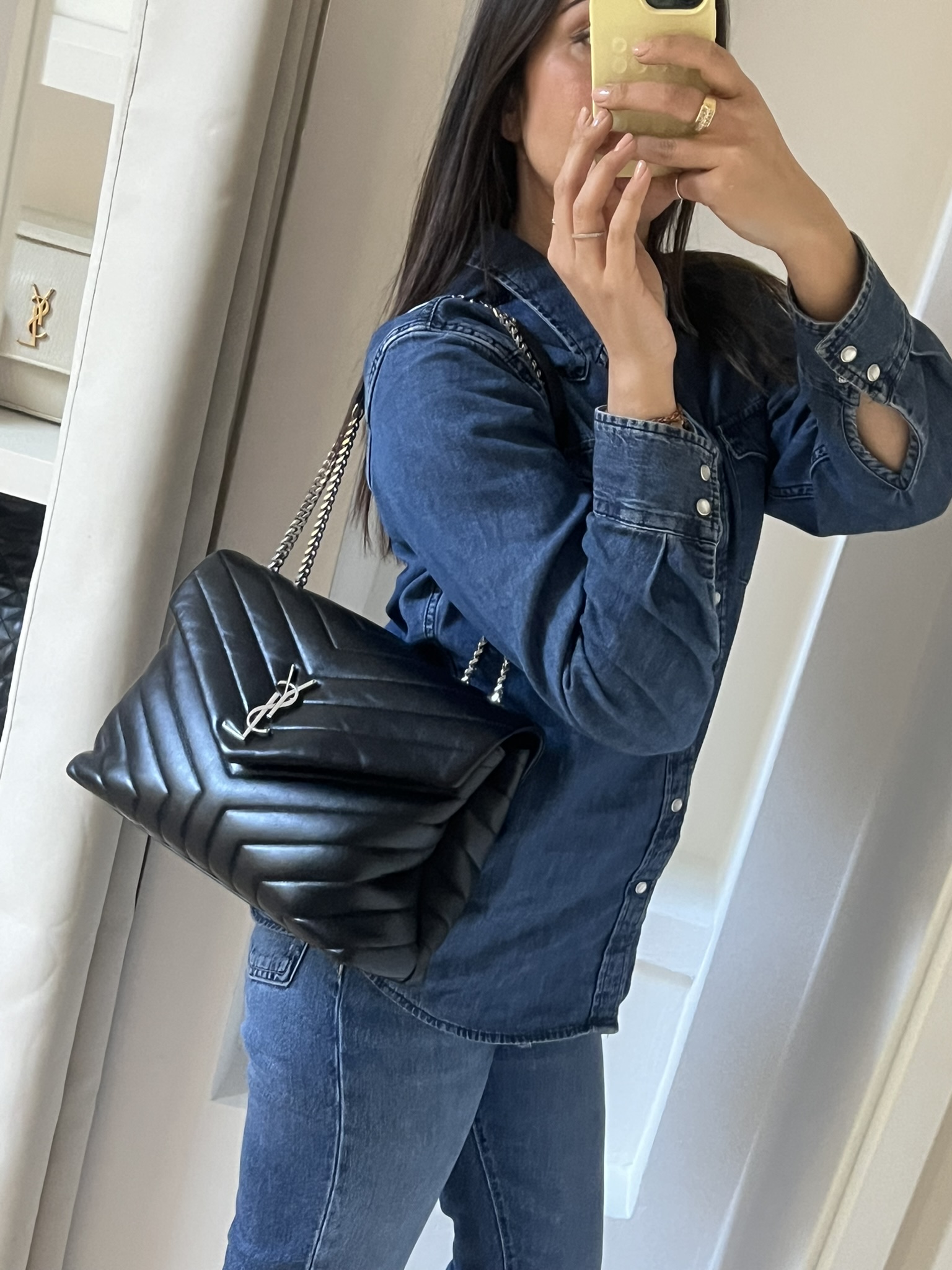 BORSA LOU LOU MEDIA SAINT LAURENT