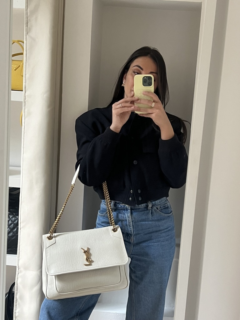 BORSA NIKI LARGE IN PELLE SAINT LAURENT