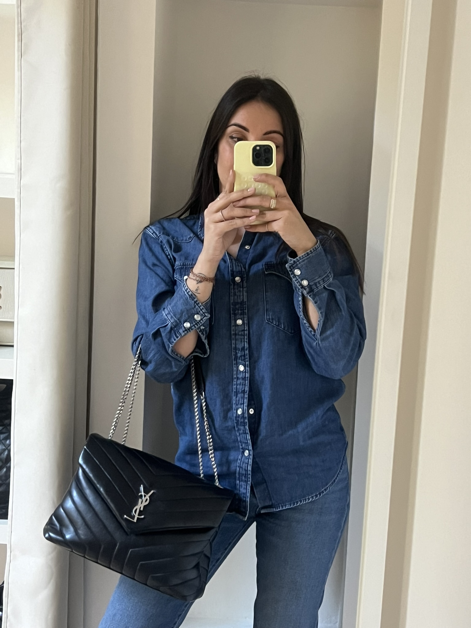 BORSA LOU LOU MEDIA SAINT LAURENT