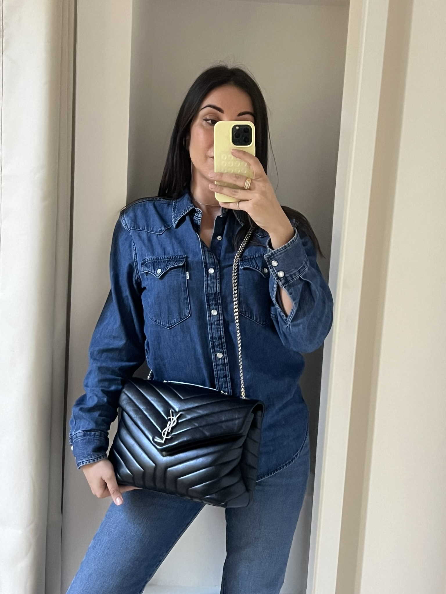 BORSA LOU LOU MEDIA SAINT LAURENT