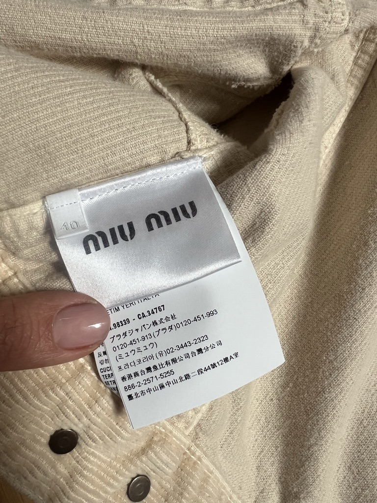 GIACCHINO VELLUTO MIU MIU