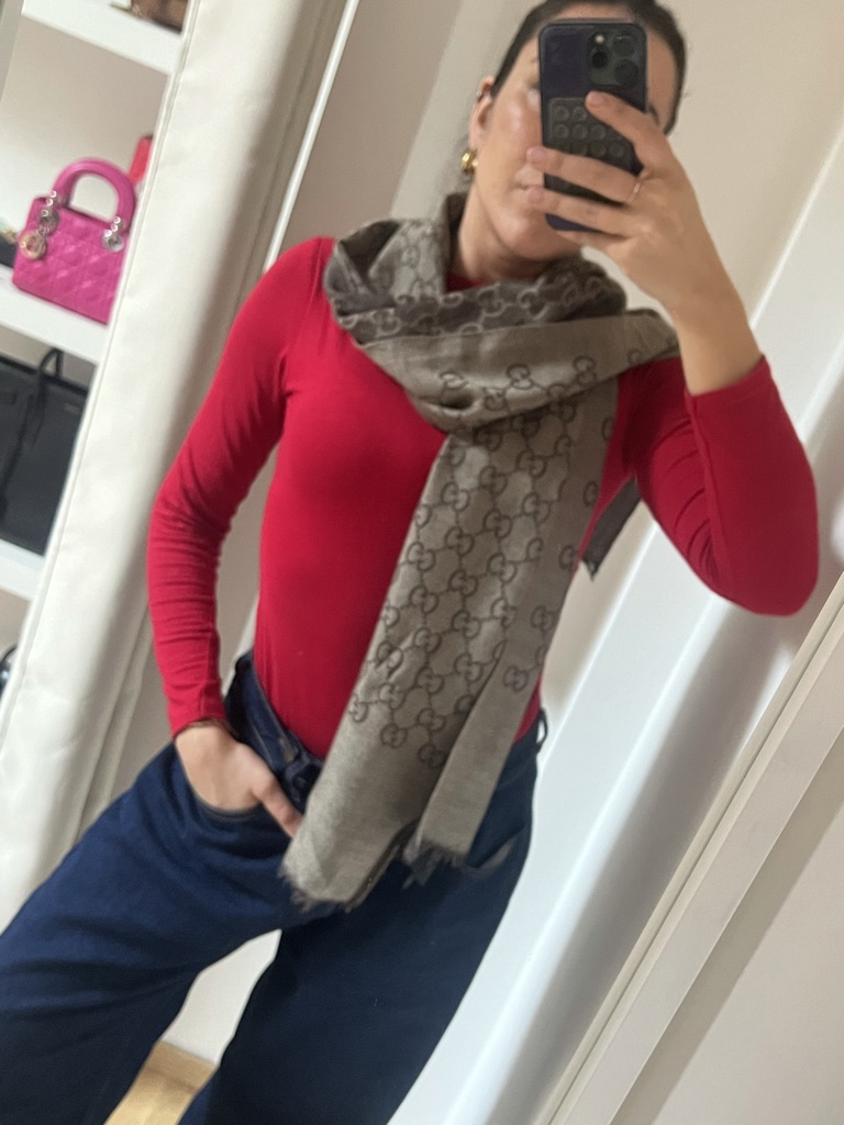 SCIARPA GG JACQUARD GUCCI