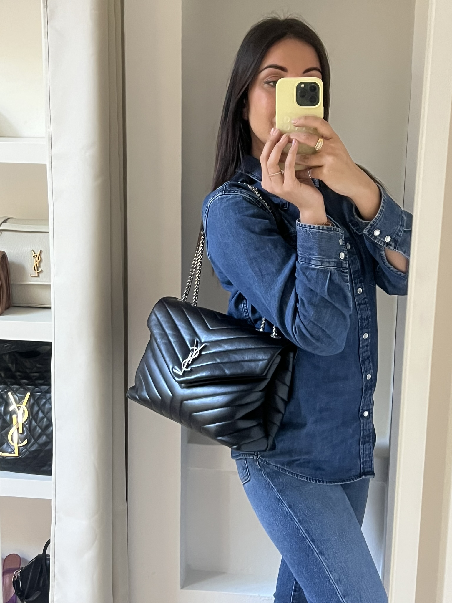 BORSA LOU LOU MEDIA SAINT LAURENT