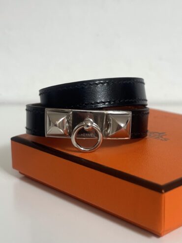 BRACCIALE RIVALE DOUBLE TOUR HERMES - accessorio di lusso second hand