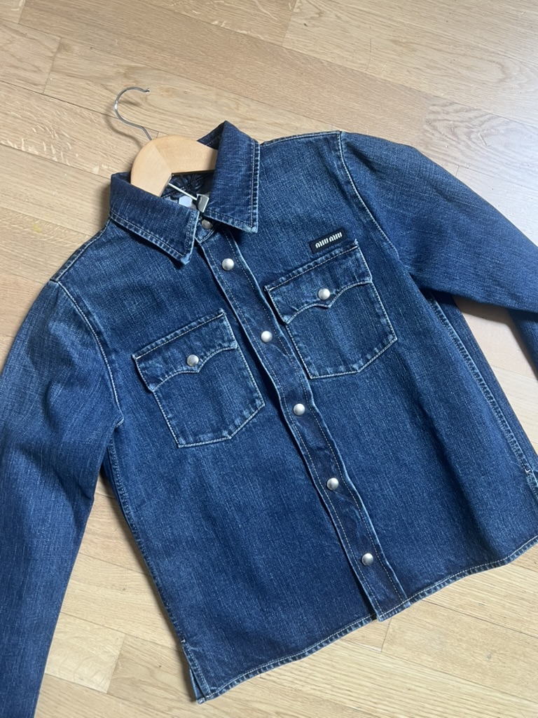 CAMICIA DENIM MIU MIU