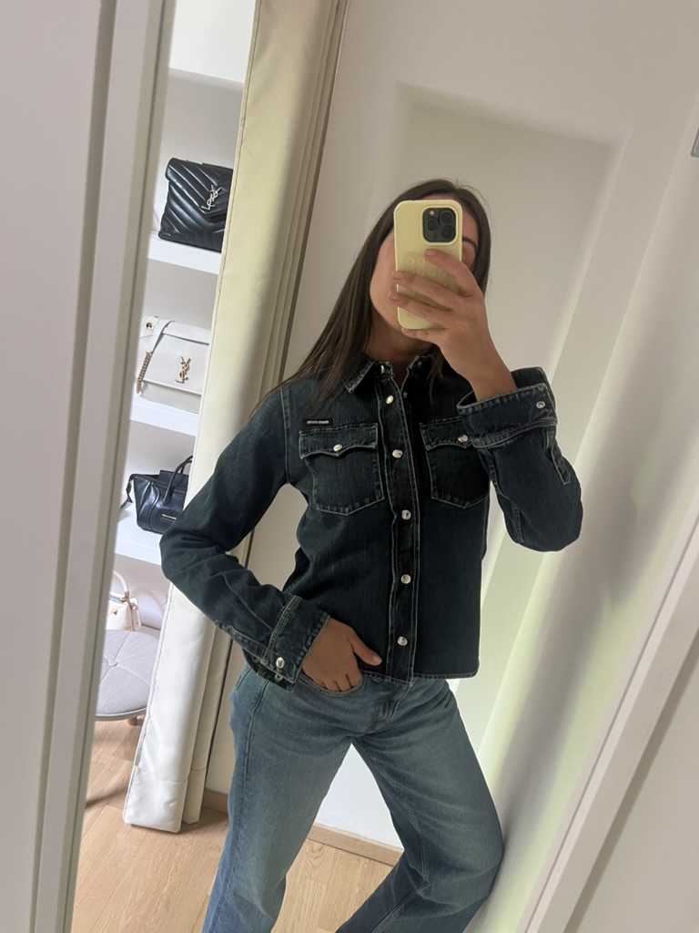 CAMICIA DENIM MIU MIU