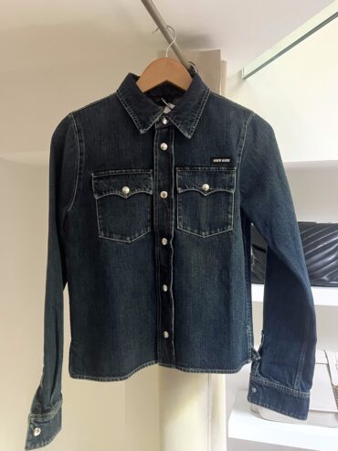 CAMICIA DENIM MIU MIU