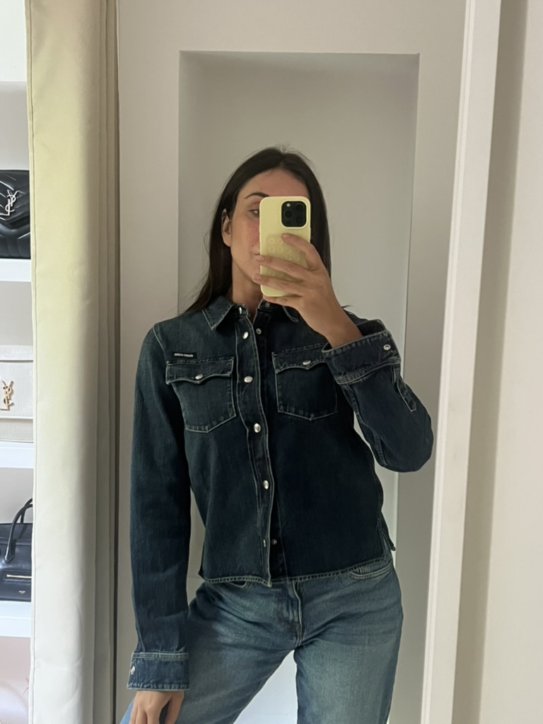 CAMICIA DENIM MIU MIU