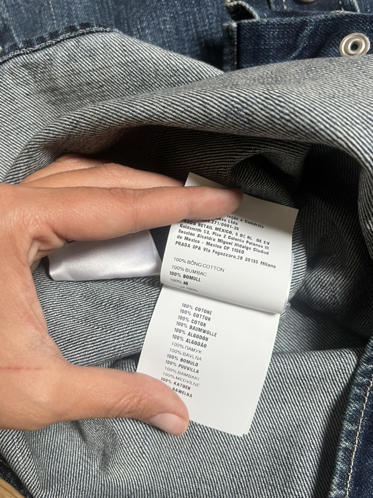CAMICIA DENIM MIU MIU