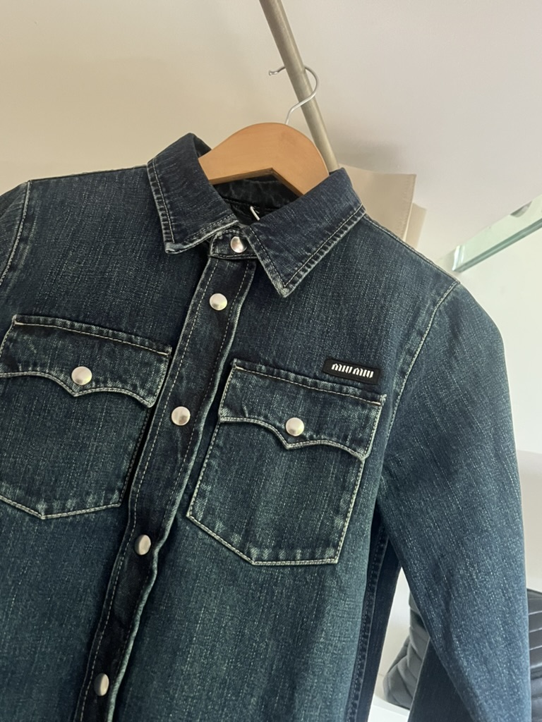CAMICIA DENIM MIU MIU