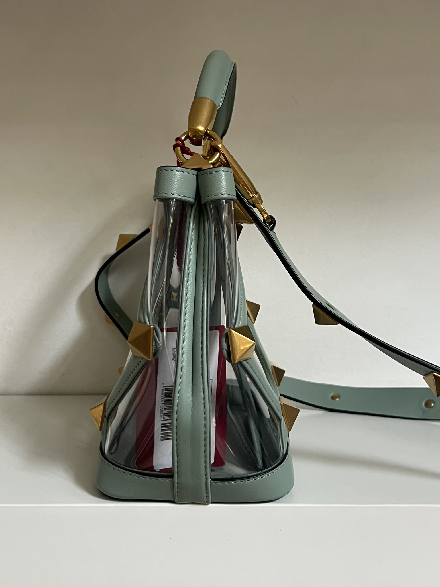 BORSA A MANO ROMAN STUD PVC VALENTINO