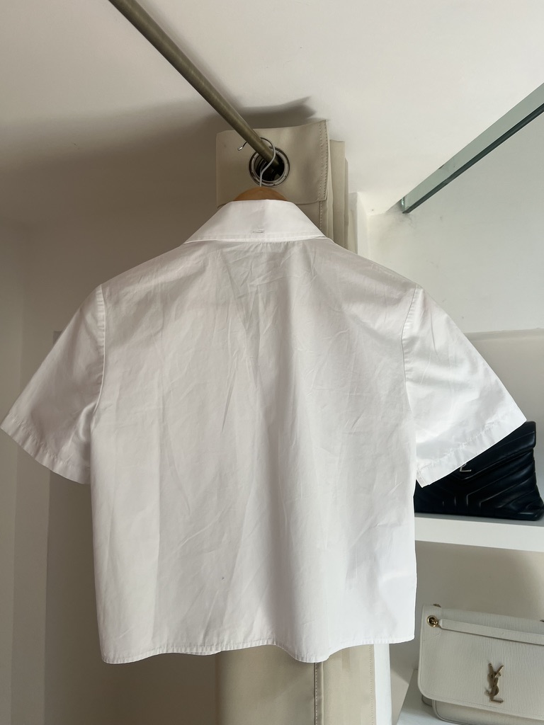 CAMICIA COTONE BIANCO PRADA