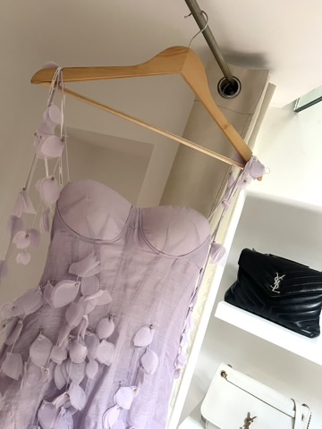 ABITO LUNGO CON FIORI APPLICATI ZIMMERMANN
