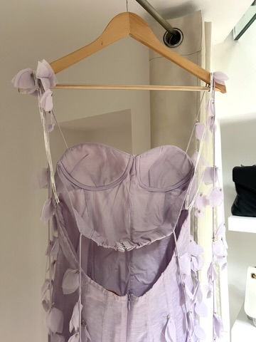 ABITO LUNGO CON FIORI APPLICATI ZIMMERMANN