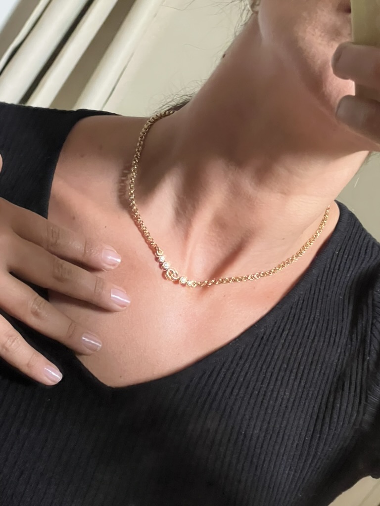 COLLANA DORATA DIOR