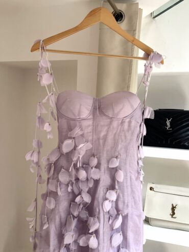 ABITO LUNGO CON FIORI APPLICATI ZIMMERMANN