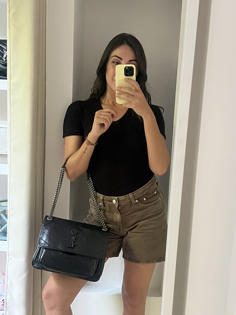 BORSA NIKI MEDIA SAINT LAURENT