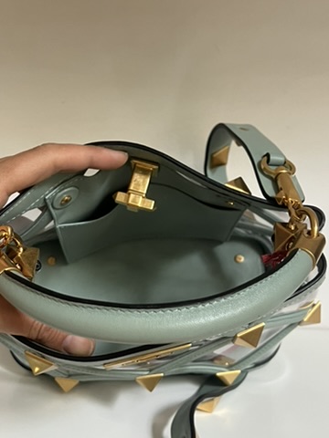 BORSA A MANO ROMAN STUD PVC VALENTINO