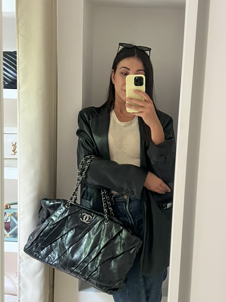 SHOPPING BAG IN PELLE CHANEL