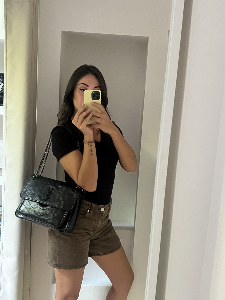 BORSA NIKI MEDIA SAINT LAURENT