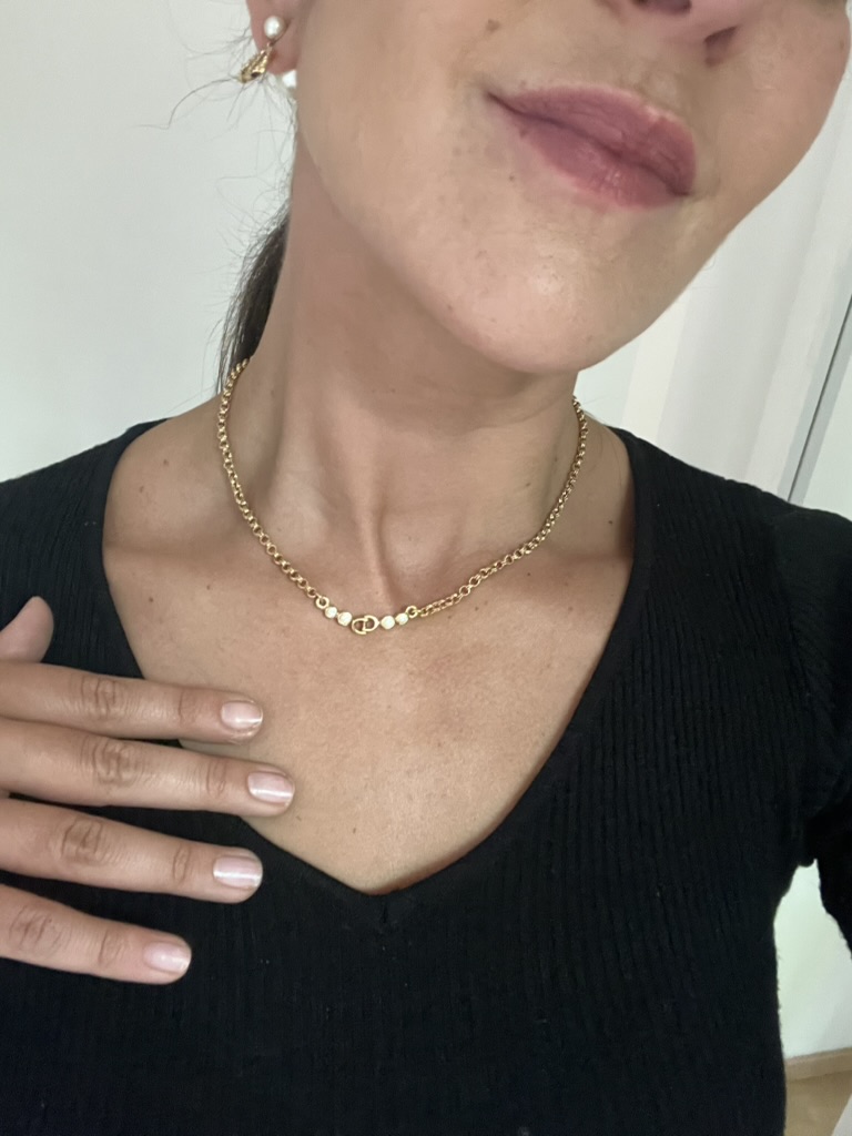 COLLANA DORATA DIOR