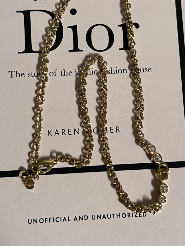 COLLANA DORATA DIOR