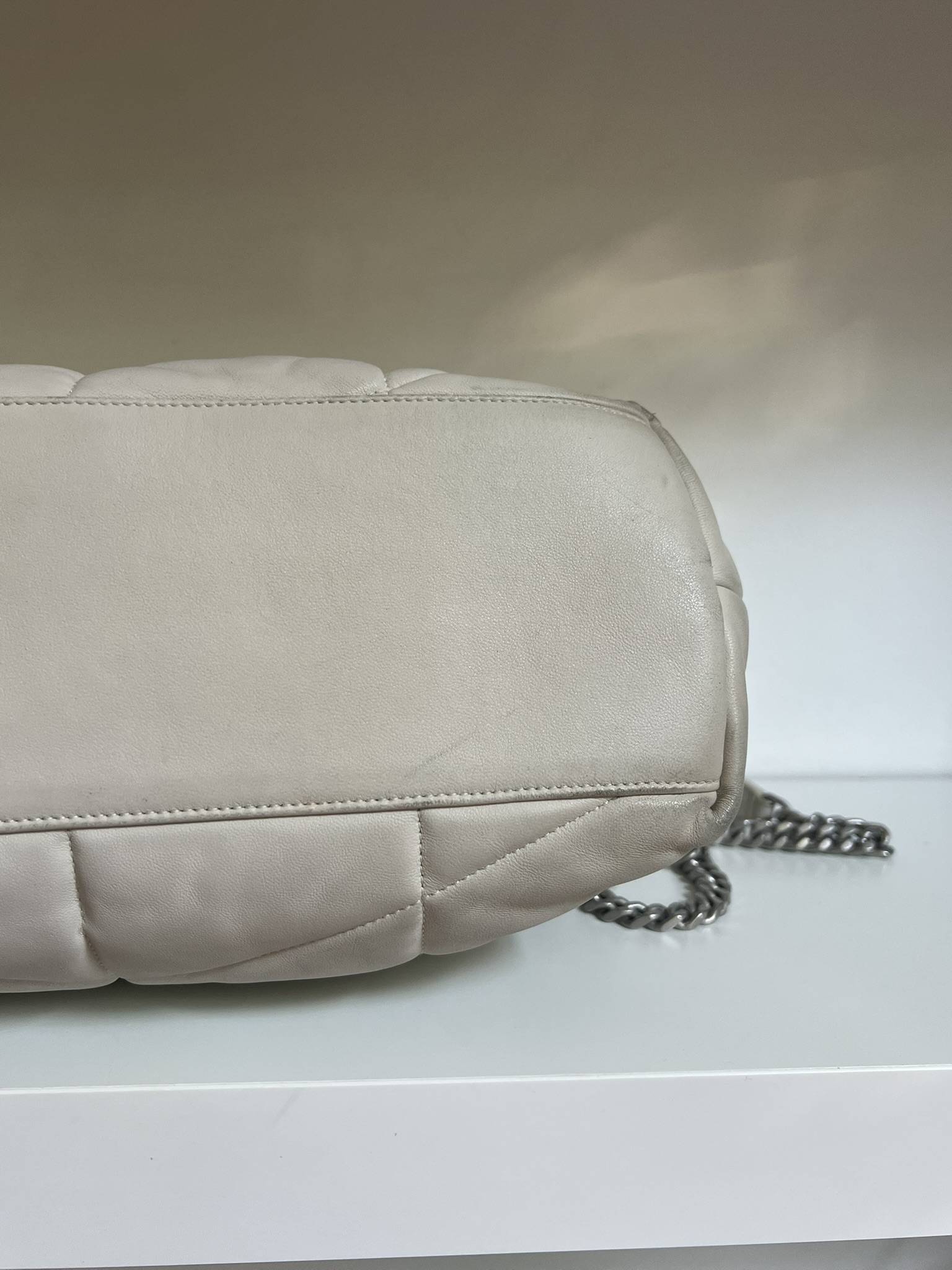 BORSA PUFFER MEDIA SAINT LAURENT