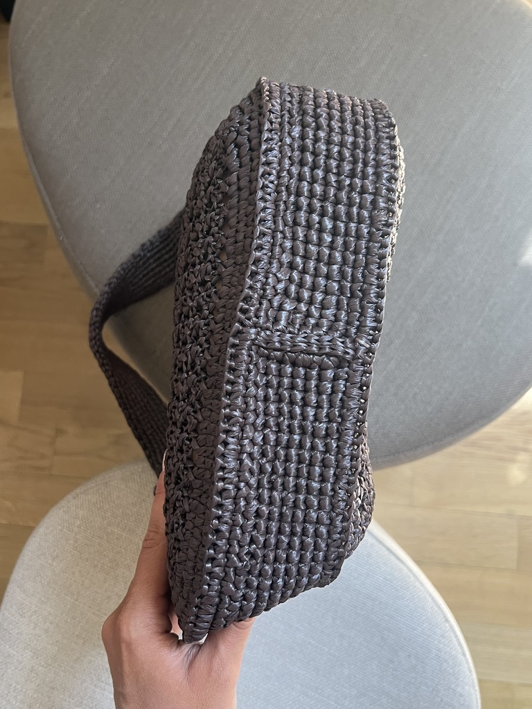BORSA HOBO RAFFIA MIU MIU