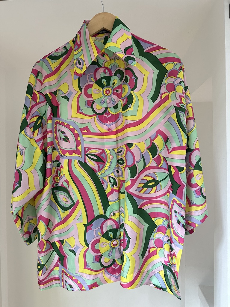 CAMICIA AMPIA MULTICOLOR DOLCE&GABBANA