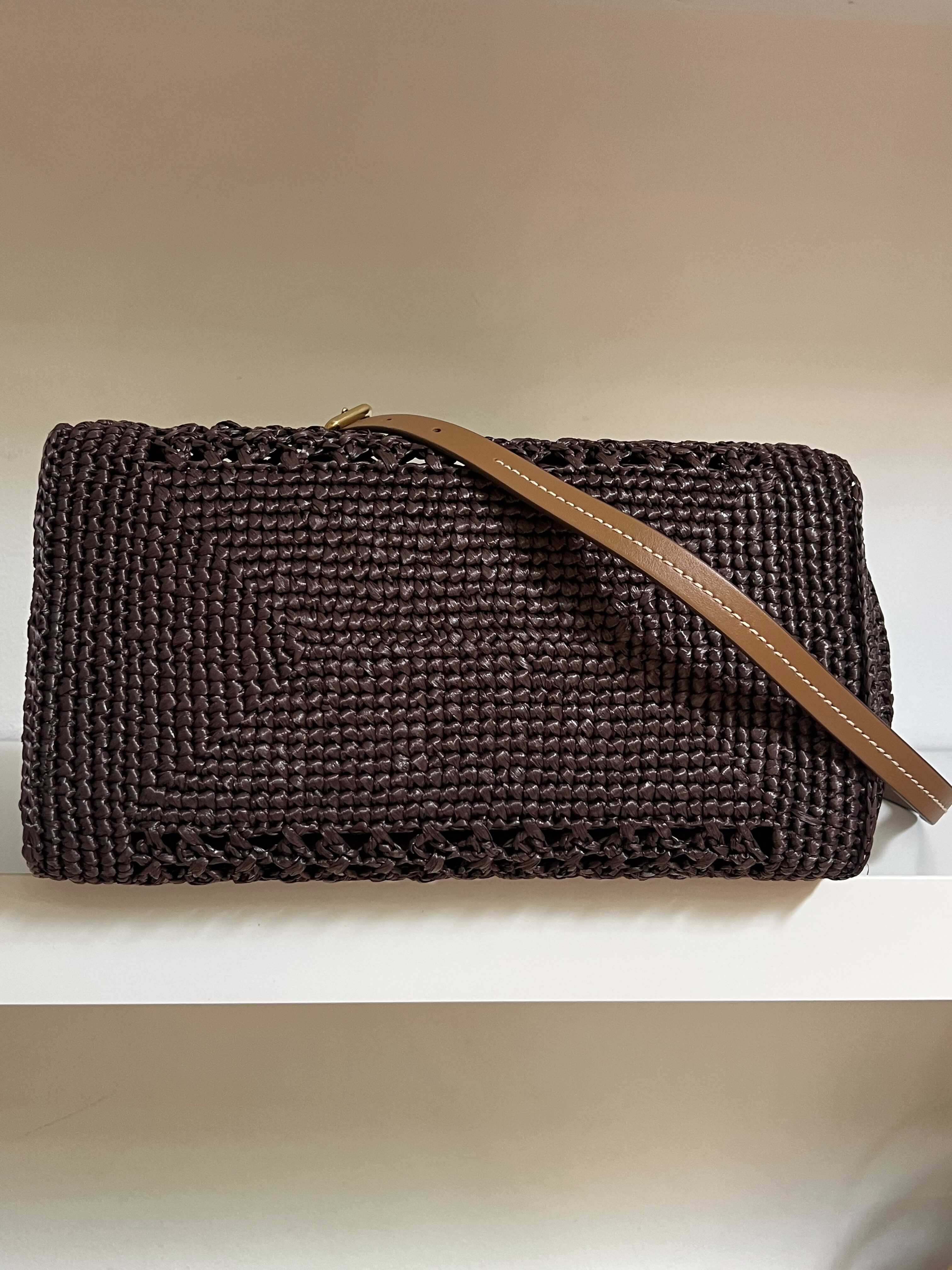BORSA SHOPPING RAFIA MIU MIU