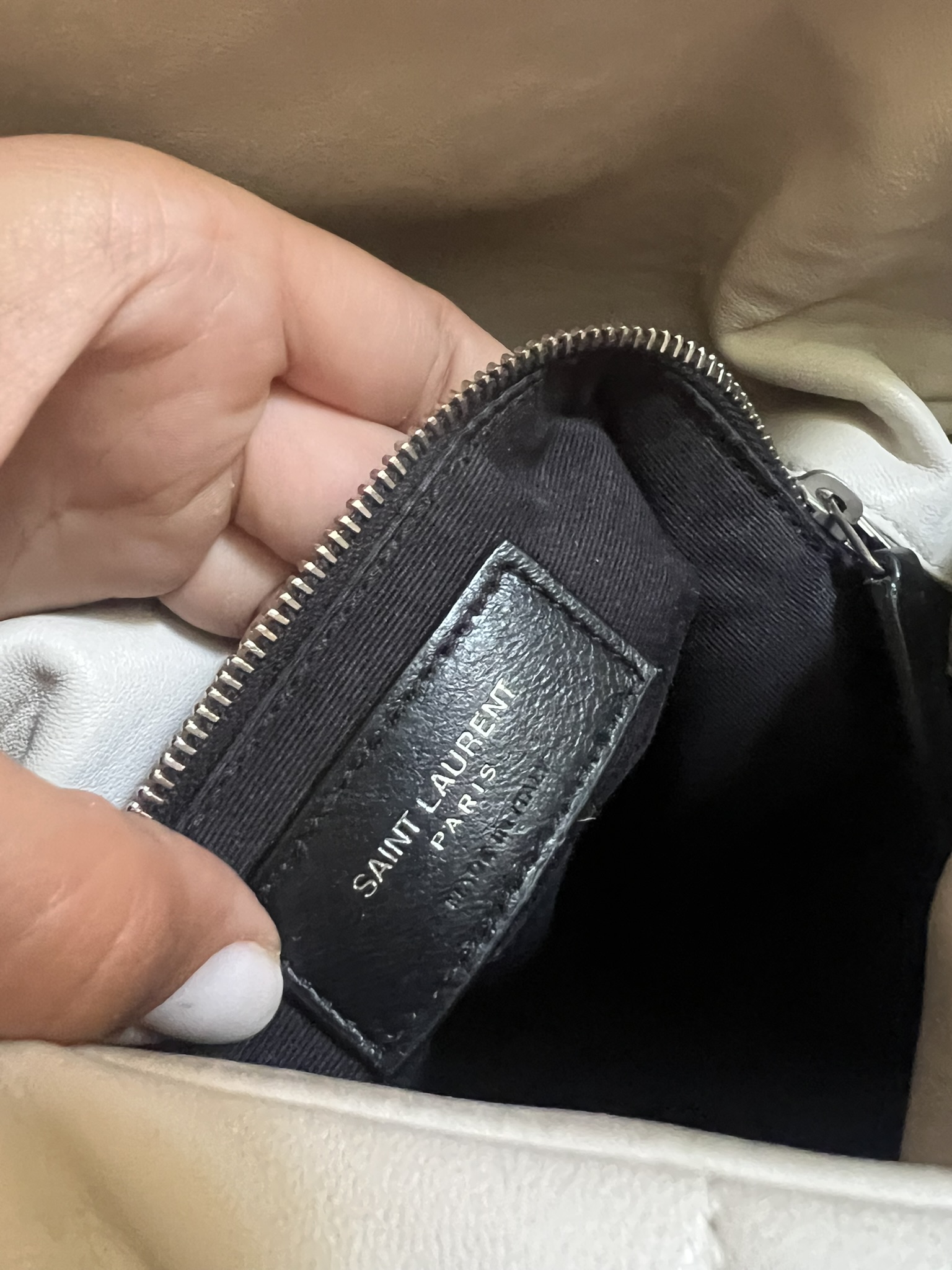 BORSA PUFFER MEDIA SAINT LAURENT