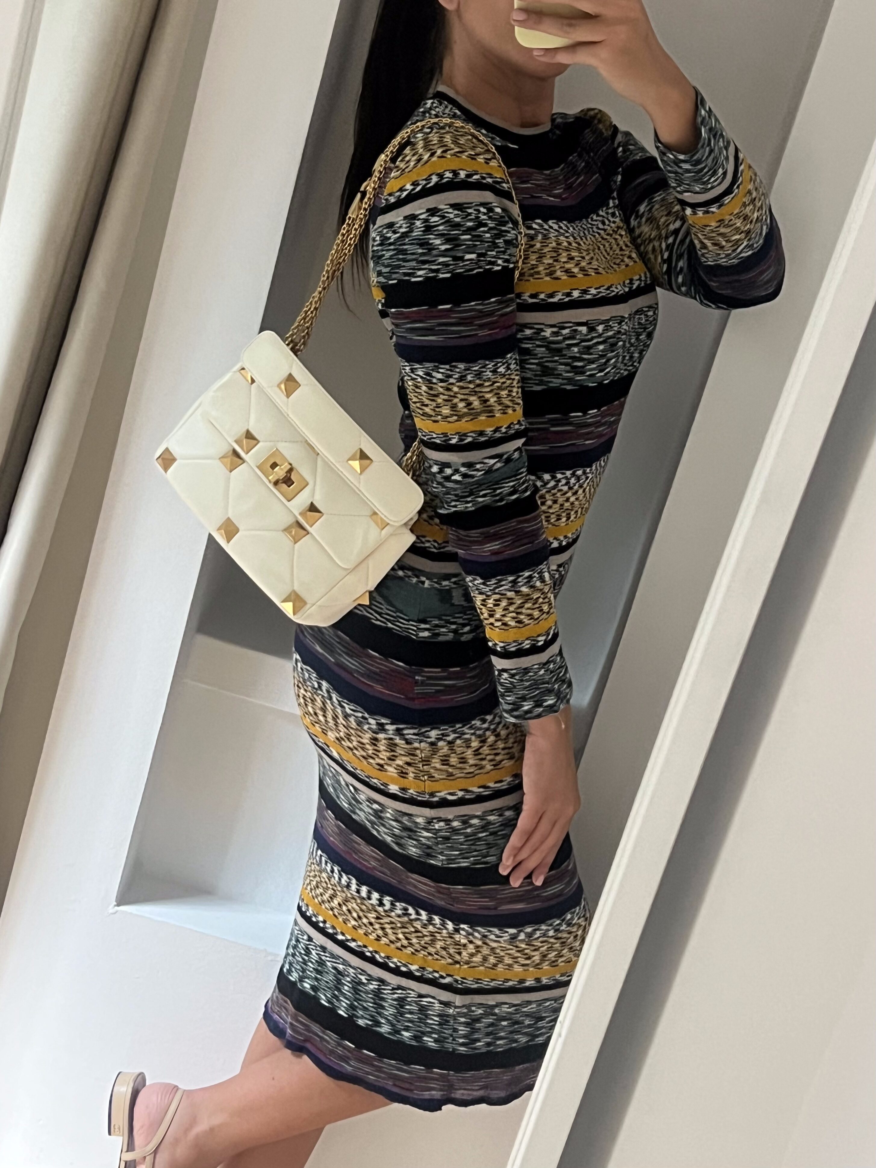 BORSA A SPALLA ROMAN STUD VALENTINO
