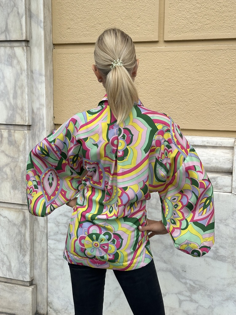 CAMICIA AMPIA MULTICOLOR DOLCE&GABBANA