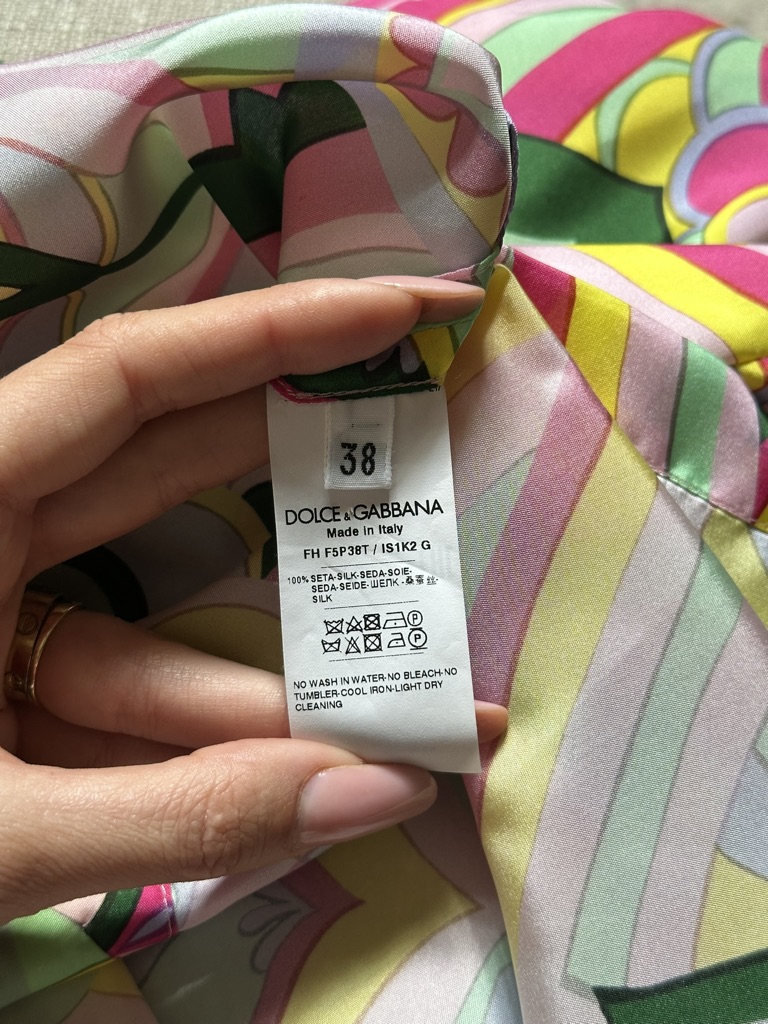 CAMICIA AMPIA MULTICOLOR DOLCE&GABBANA