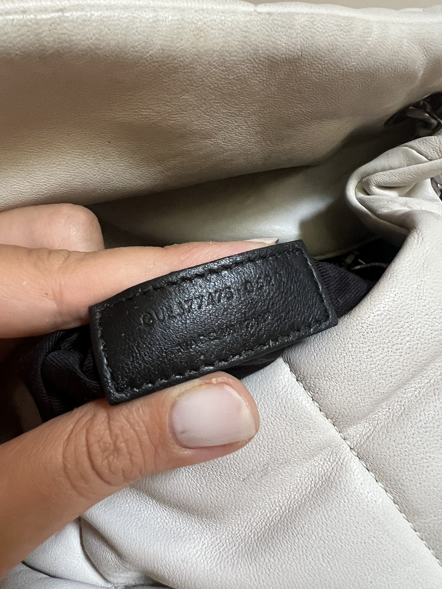 BORSA PUFFER MEDIA SAINT LAURENT