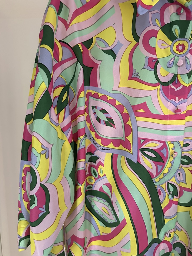 CAMICIA AMPIA MULTICOLOR DOLCE&GABBANA