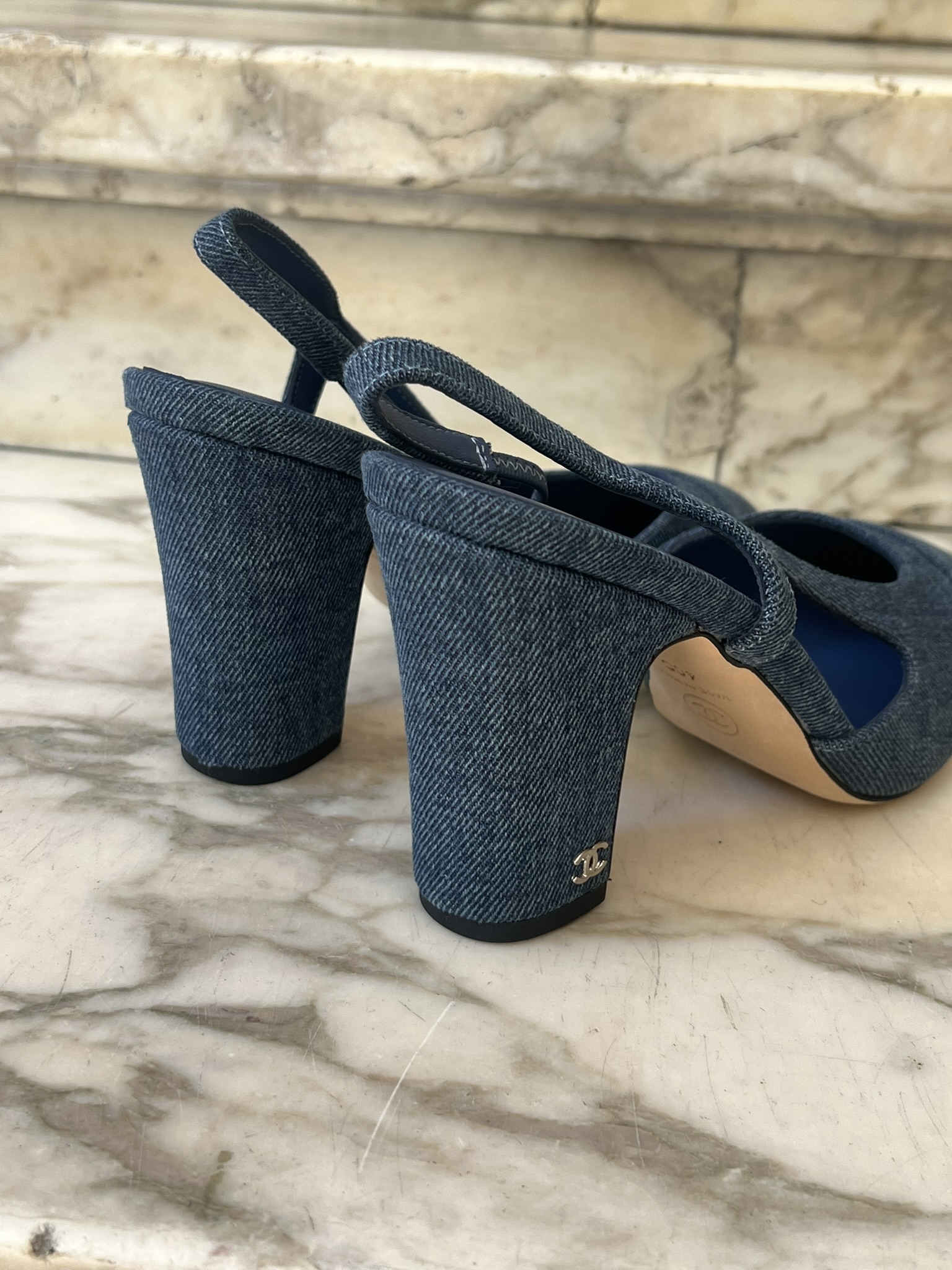 SLINGBACK DENIM CHANEL