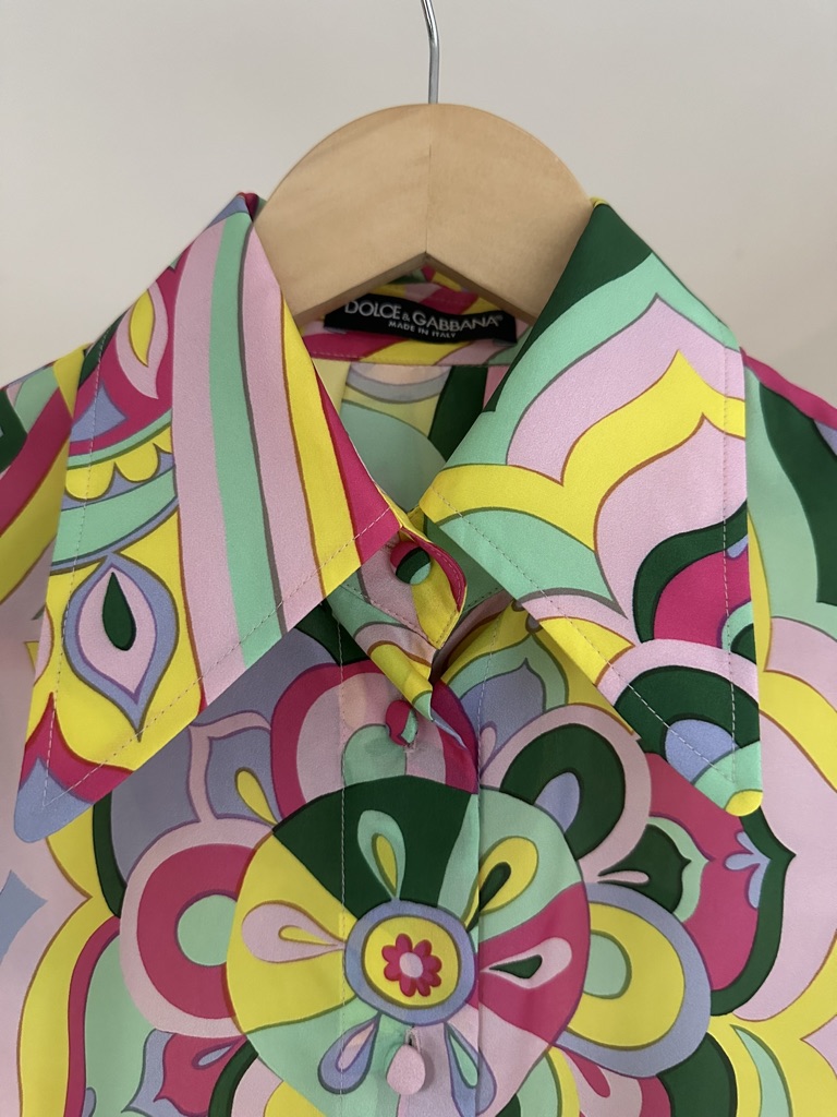 CAMICIA AMPIA MULTICOLOR DOLCE&GABBANA