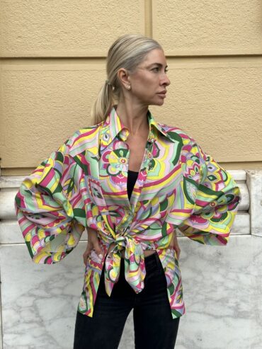 CAMICIA AMPIA MULTICOLOR DOLCE&GABBANA