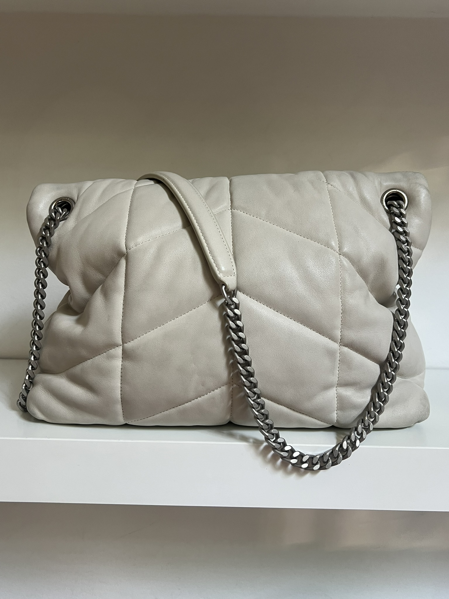 BORSA PUFFER MEDIA SAINT LAURENT