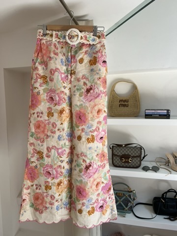 PANTALONI STAMPA FLOREALE ZIMMERMANN