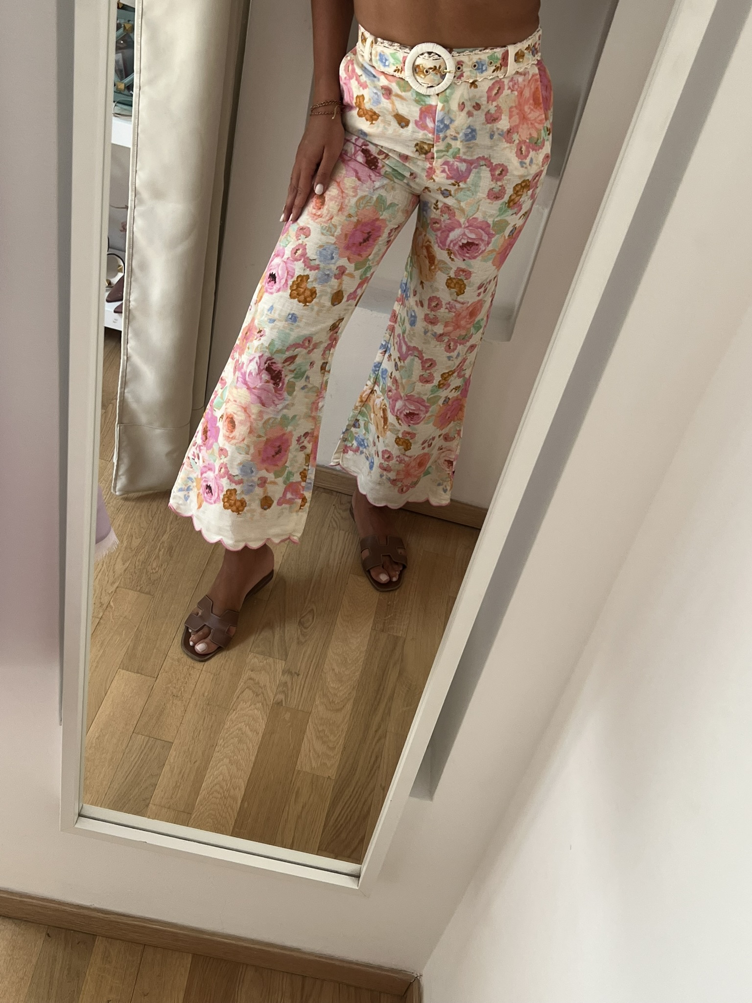 PANTALONI STAMPA FLOREALE ZIMMERMANN