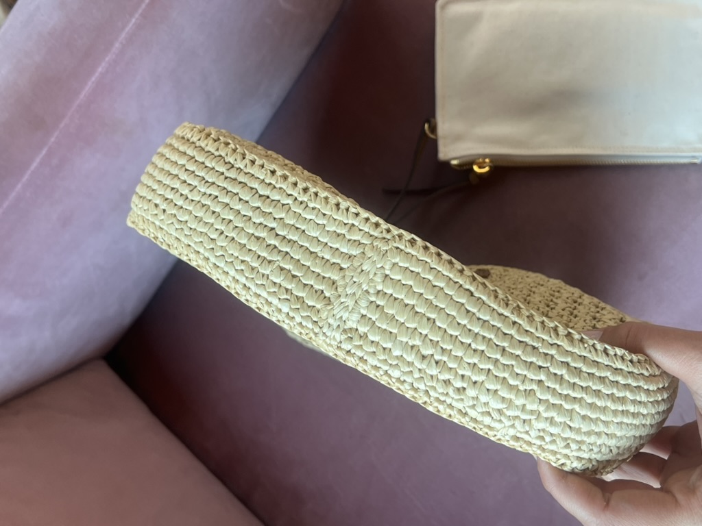 BORSA WOVEN RAFIA MIU MIU