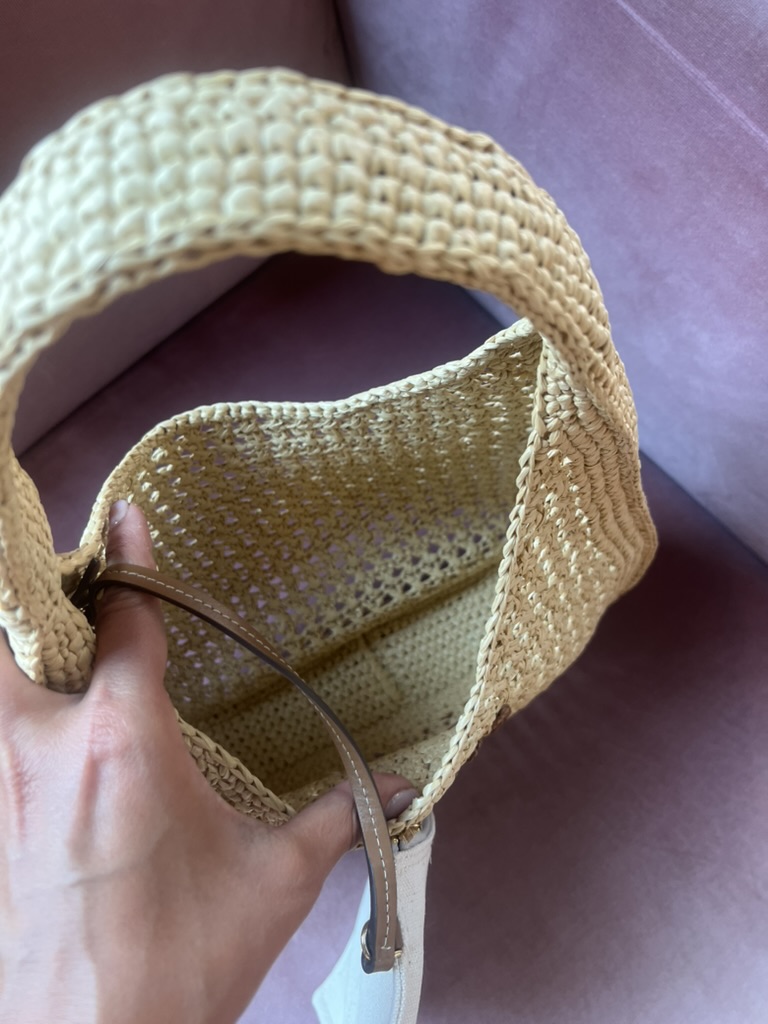 BORSA WOVEN RAFIA MIU MIU