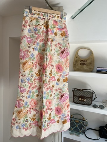 PANTALONI STAMPA FLOREALE ZIMMERMANN