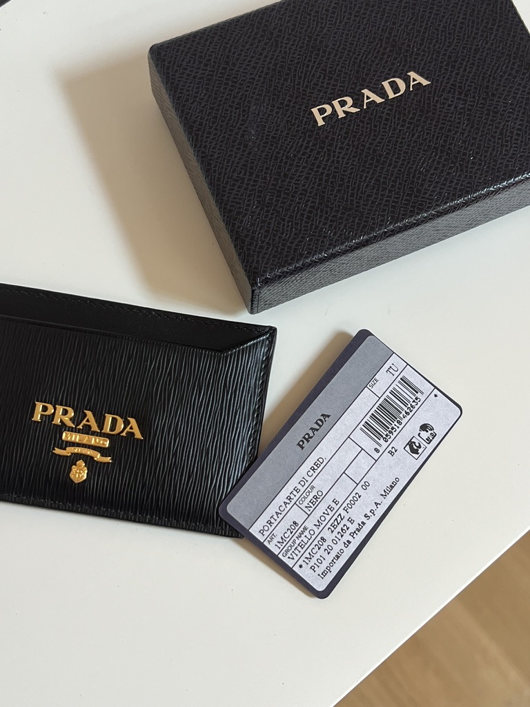 PORTACARTE IN PELLE PRADA