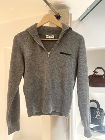 GOLF CON ZIP MIU MIU